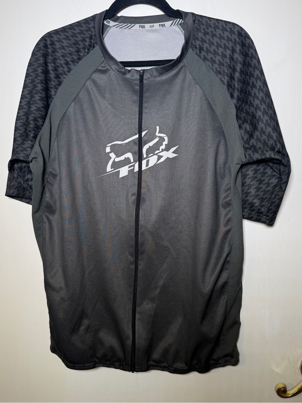 Fox Black Short-Sleeve Lightweight Cycling Shirt XL
